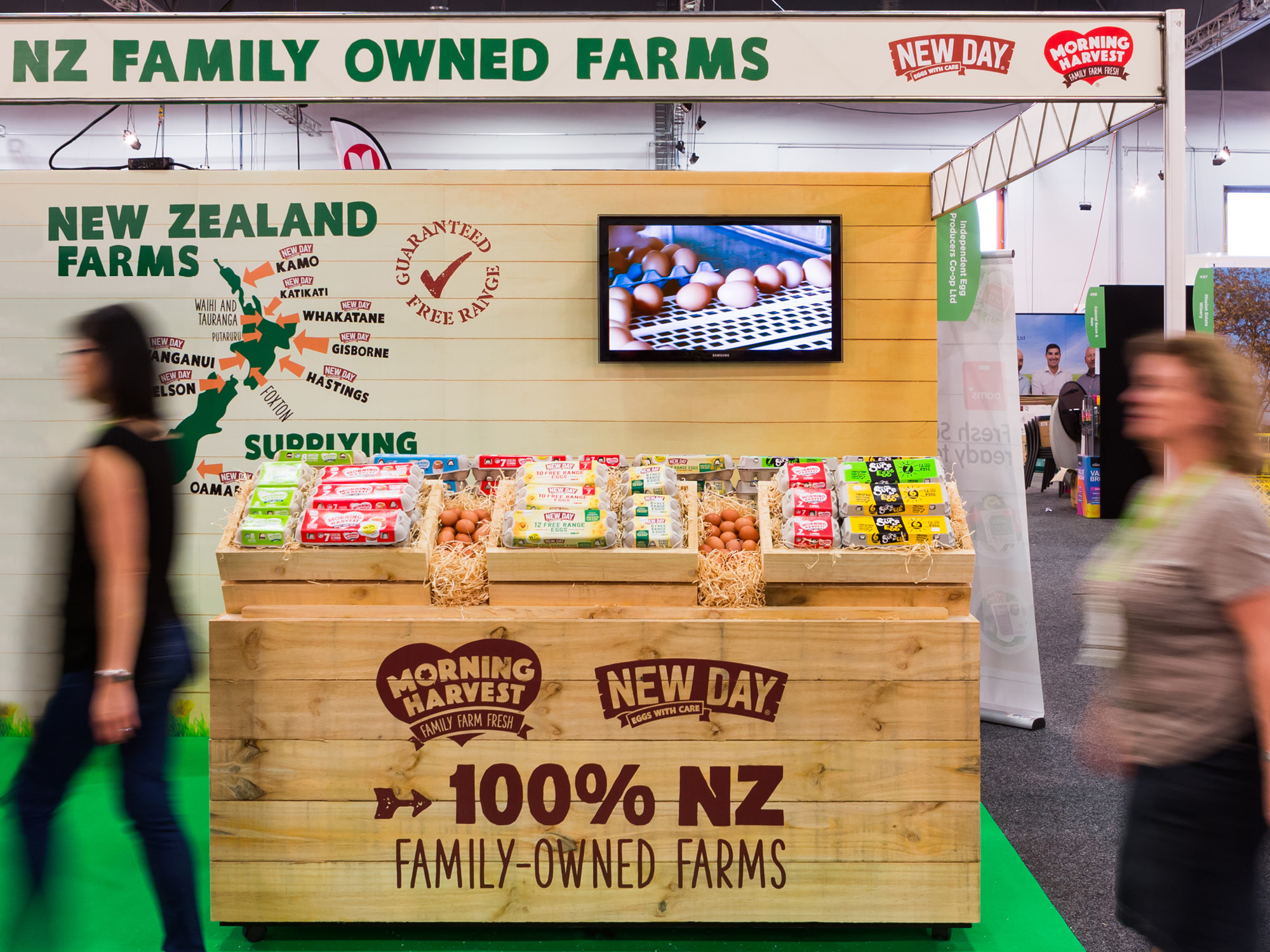 Independent Egg Producers Trade Stand Design by Onfire Design