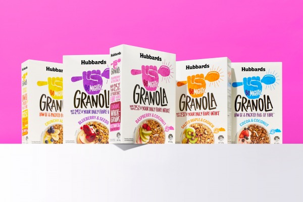 onfire hubbards be mighty granola packaging design 2