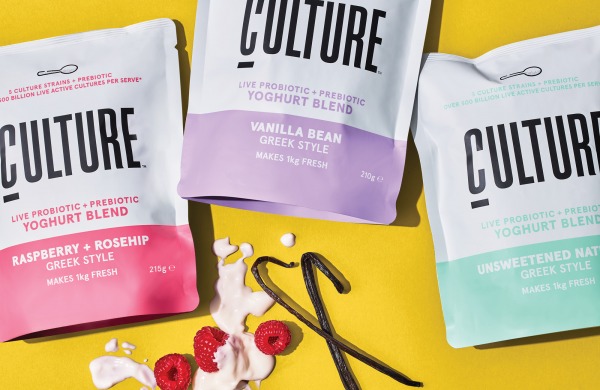 onfire culture yoghurt packaging design